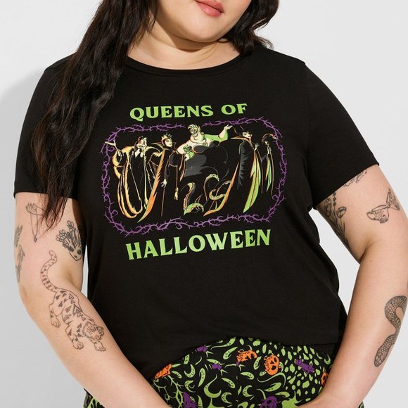 Disney Tops - ❤️NWT VINTAGE TORRID TEE DISNEY VILLAINS QUEENS OF HALLOWEEN SUPER SOFT SIZE 1X